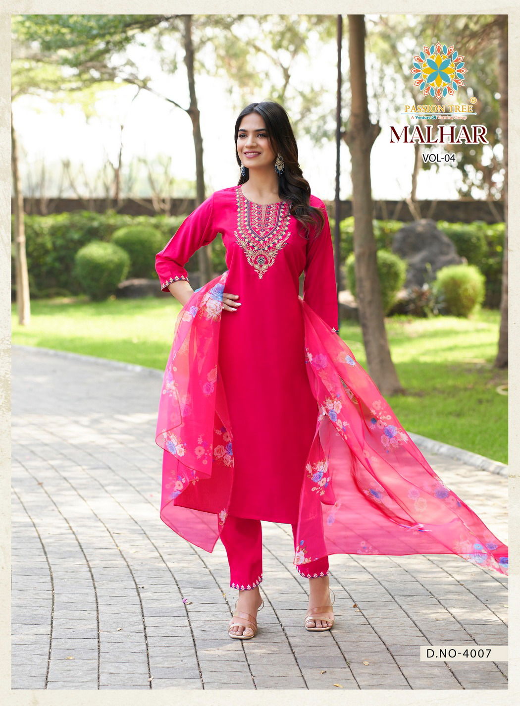 Malhar Vol 4 By Passion Tree Embroidery Readymade Suits Wholesale Online